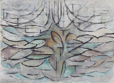 Kvetoucí jabloň, 1912. od Piet Mondrian