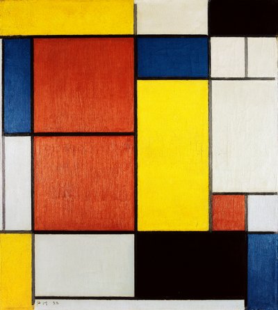 Neznámý obrázek od Piet Mondrian