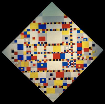 Victory Boogie Woogie od Piet Mondrian