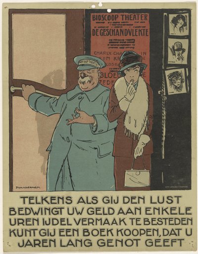 Porter pro kino Kampaň na propagaci knihy (název série) od Piet van der Hem