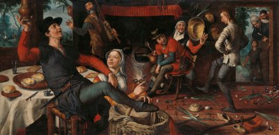 Vaječný tanec od Pieter Aertsen