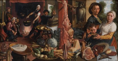 Tučná kuchyně. Alegorie od Pieter Aertsen