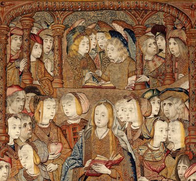 Triumphs of the Mother of God or Golden Sparrows, c.1500-02 (tapisérie) od Pieter (attr. to) Coecke van Aelst