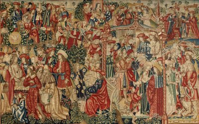 Podobenství o dělnících na vinici, cca 1500 (tapisérie) od Pieter (studio of) Coecke van Aelst