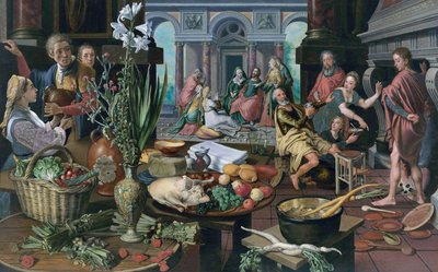 Kristus v domě Marty a Marie od Pieter Aertsen
