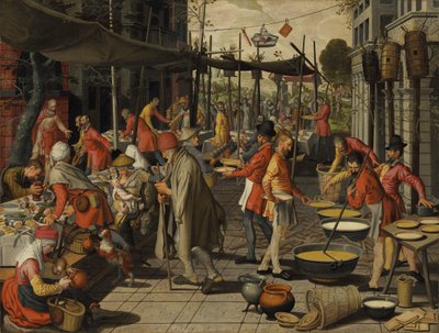 Podobenství o svatební hostině. od Pieter Aertsen