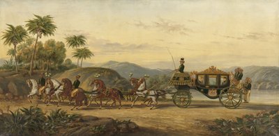 Trenér Mangkoe Nagoro IV, kolem roku 1870 (olej na plátně) od Pieter Alardus Haaxman