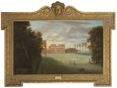 Pohled na Tottenham Park, Wiltshire (olej na plátně) od Pieter Andreas Rysbrack