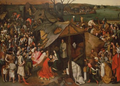 Klanění tří králů od Pieter Balten