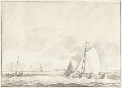 přímořská krajina od Pieter Blaauw