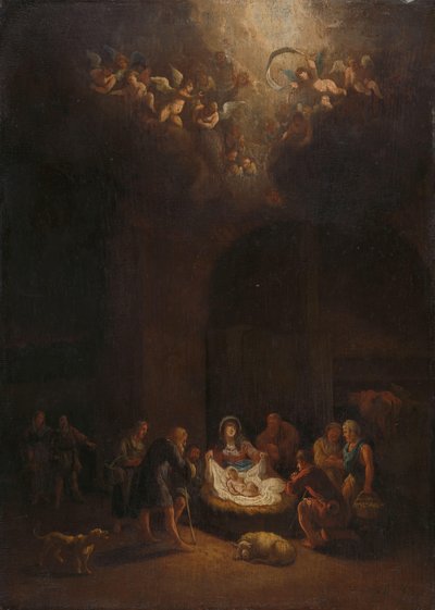 Klanění pastýřů od Pieter Bout (attributed to)