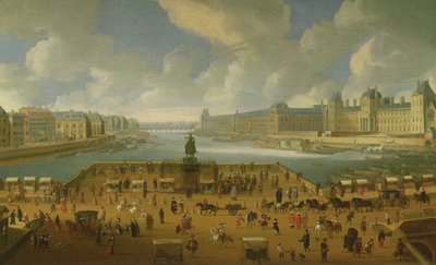 Pont Neuf, Paříž od Pieter Bouts