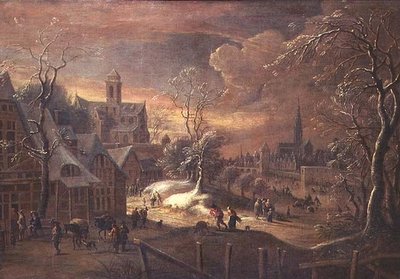 Sněhová krajina od Pieter Bouts
