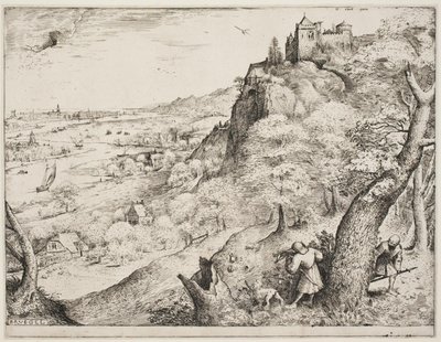 Lov králíků od Pieter Bruegel d.Æ.