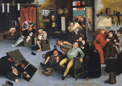 Vyříznutí kamene šílenství nebo operace na hlavě od Pieter Bruegel the Elder