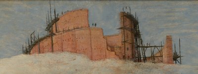 Detail z Velké babylonské věže ve Vídni od Pieter Brueghel the Elder