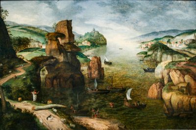 Kristus a apoštolové u Galilejského jezera od Pieter Brueghel the Elder
