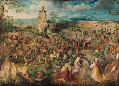 Německy: Kreuztragung Christi Procesí na Kalvárii od Pieter Brueghel the Elder