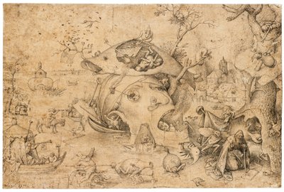 Pokušení svatého Antonína od Pieter Brueghel the Elder