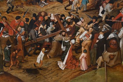 Německy: Die Kreuztragung Cesta na Kalvárii od Pieter Brueghel the Younger