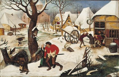 Návrat z hostince od Pieter Brueghel the Younger