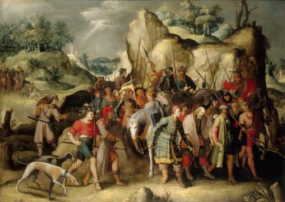 Obrácení svatého Pavla. od Pieter Brueghel the Younger