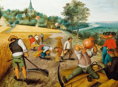 Čtvero ročních období: léto, druhá polovina 16. od Pieter Brueghel the Younger