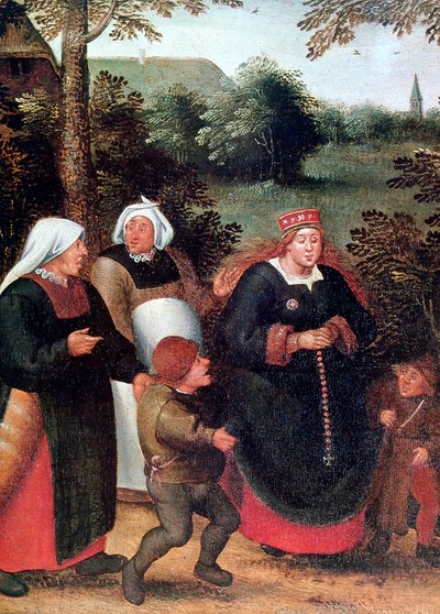 Průvod nevěsty, c1584-1638 od Pieter Brueghel the Younger