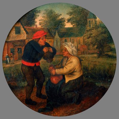 Neidentifikované vlámské přísloví, konec 16. začátek 17. století od Pieter Brueghel the Younger