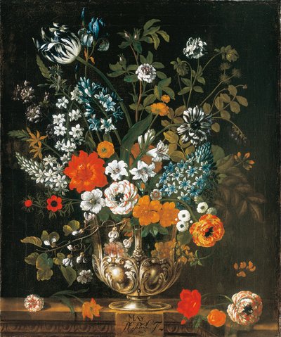 Květen, z Dvanáct měsíců květin, květinový kalendář zátiší od Pieter Casteels