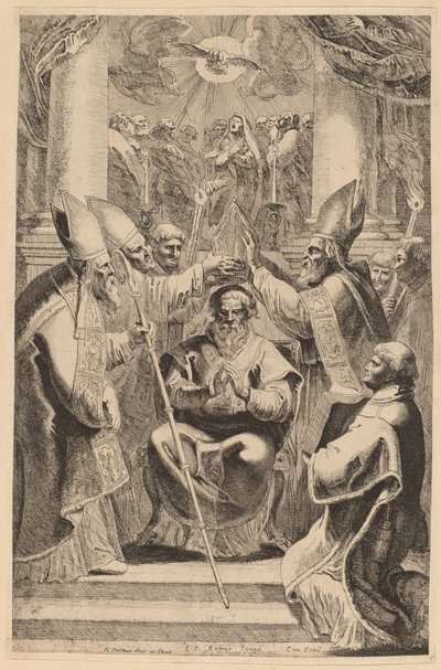 Svěcení biskupa od Pieter Claesz Soutman, after Sir Peter Paul Rubens