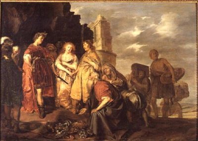 Kontinence římského generála Scipiona (237-183 př. n. l.) od Pieter Codde
