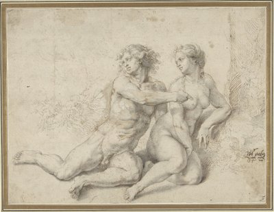 Podzim, Adam a Eva od Pieter Coecke van Aelst (I)
