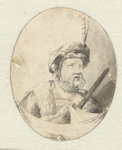 Busta muže v orientálním oblečení od Pieter Cornelisz. Verbeeck (possibly)