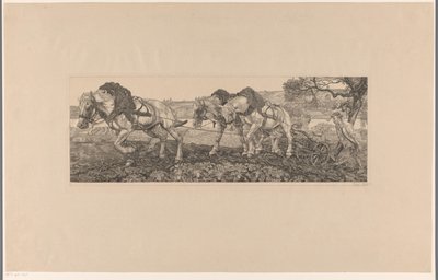 Orat koně (původní název) od Pieter Dupont (signed by artist)