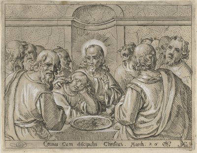 Poslední večeře od Pieter Feddes van Harlingen
