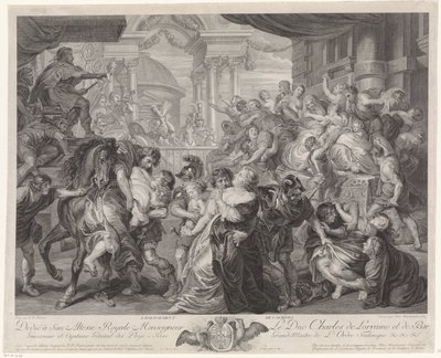 Loupež Sabine Virgin od Pieter Franciscus Martenasie
