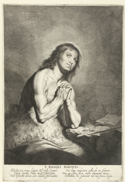 Svatý Jan Křtitel S. Ioannes Babtista (titul na předmětu) od Pieter Fransz de Grebber