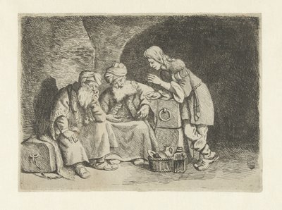 Joseph vysvětluje sny pekaře a pohárníka od Pieter Fransz de Grebber