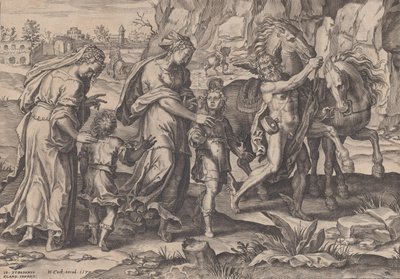 Mládí, z Běhu lidského života, 1570. od Pieter Furnius