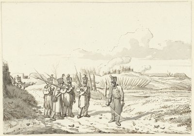Putovní hlídka, 1813-1814 od Pieter Gerardus van Os (signed by artist)