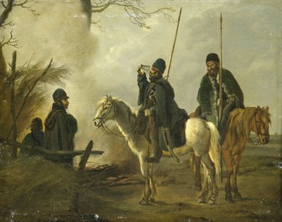 Kozácká základna v roce 1813 od Pieter Gerardus van Os