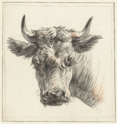 Hlava krávy od Pieter Gerardus van Os
