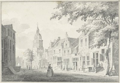 Vesnická ulice v Burenu od Pieter Jan van Liender
