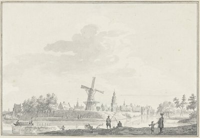Pohled na město Buren od Pieter Jan van Liender