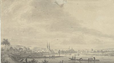 Pohled na město Höxter od Pieter Jan van Liender
