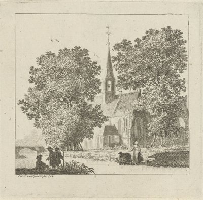Pohled na kostel od Pieter Jan van Liender