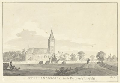 Pohled na vesnici Nederlangbroek od Pieter Jan van Liender