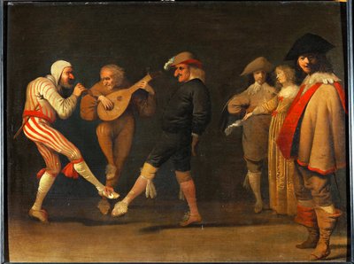 Taneční komici od Pieter Jansz. Quast