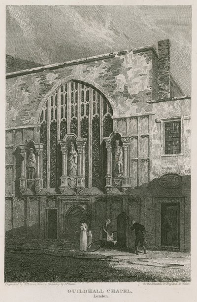 Guildhall Chapel, Londýn od Pieter Jansz. Quast